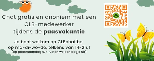 CLB CHAT tijdens de paasvakantie